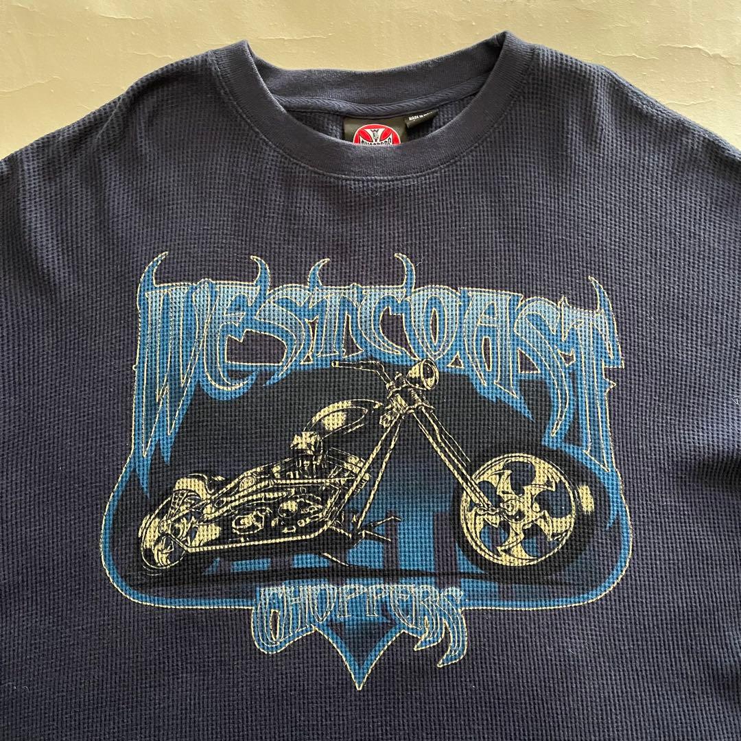 west coast choppers プリントサーマルカットソー
