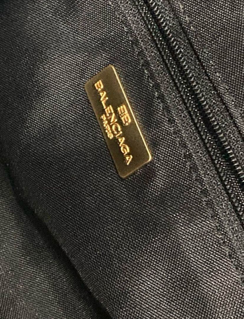 美品 BALENCIAGA ナイロン ボストンバッグ ハンドバッグ 2way