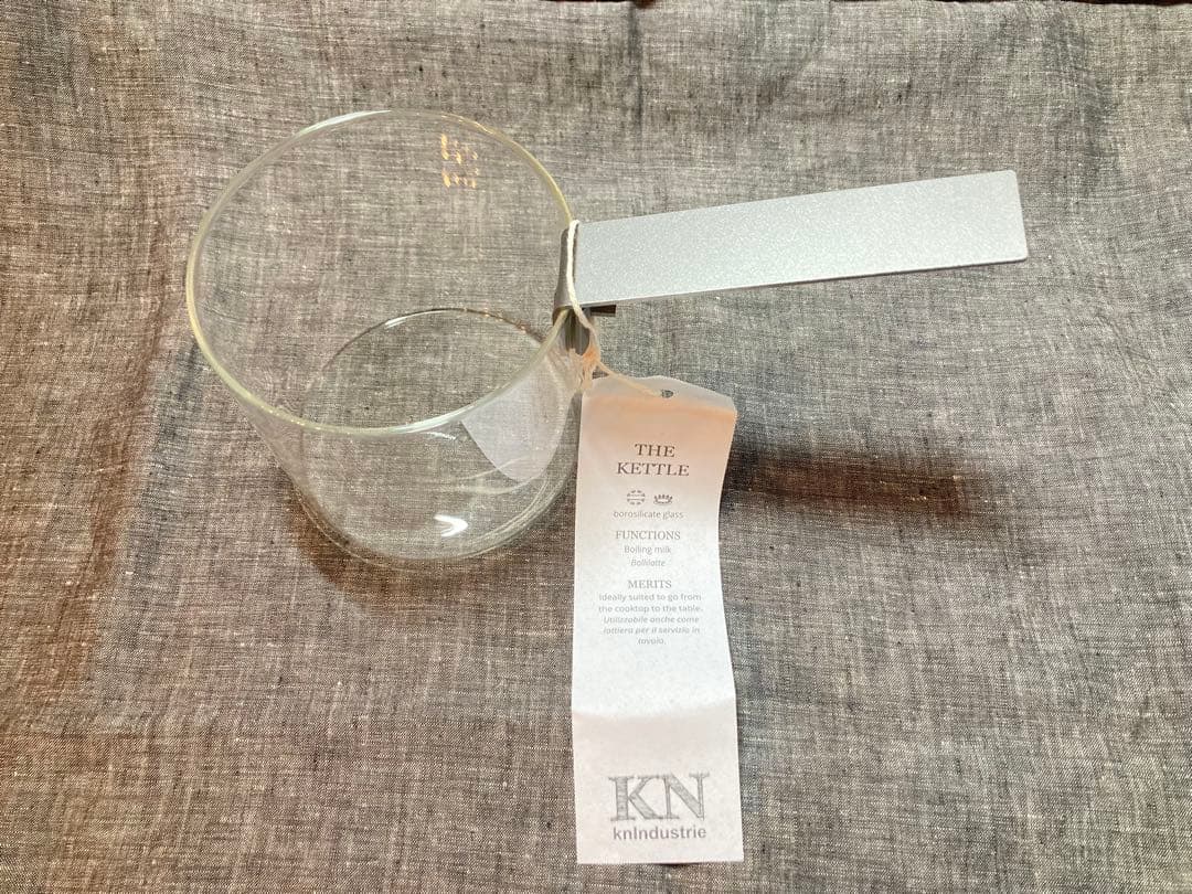 knindustrie THE KETTLE ガラスの片手ポット