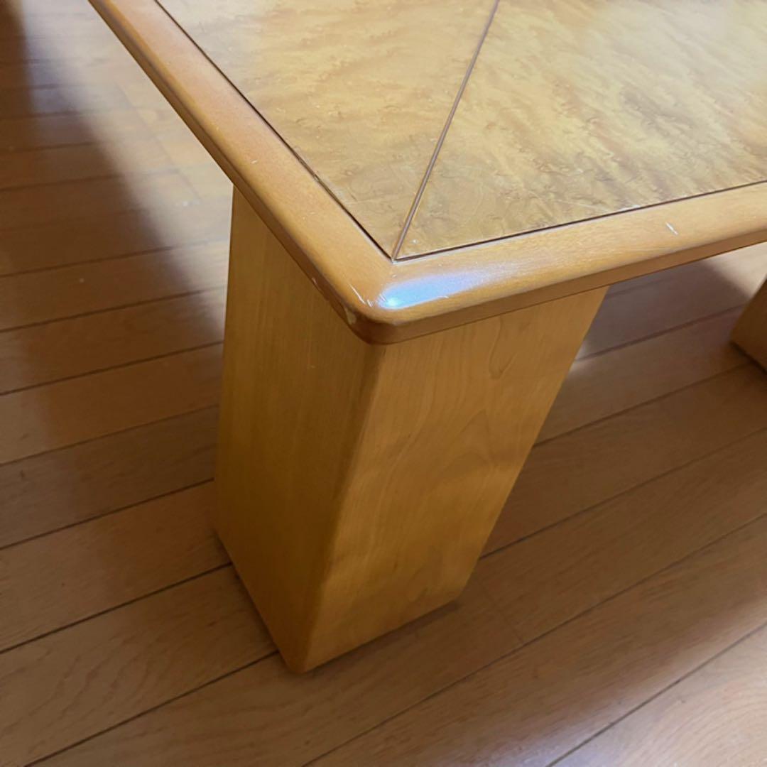 モリシゲ 森繁 センターテーブル ガラステーブル ローテーブル 家具 天然木