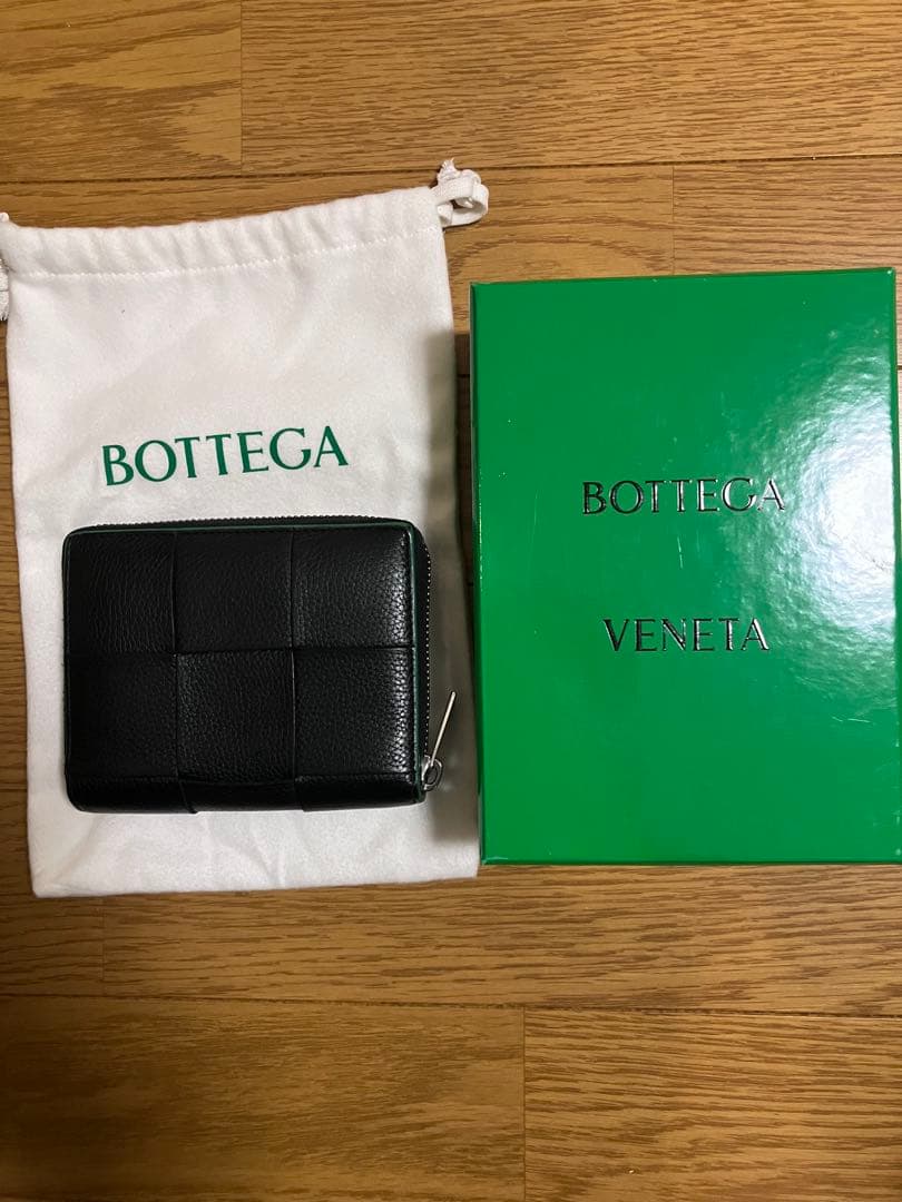 BOTTEGA VENETAボッテガ　カセットラウンドファスナーウォレット美品