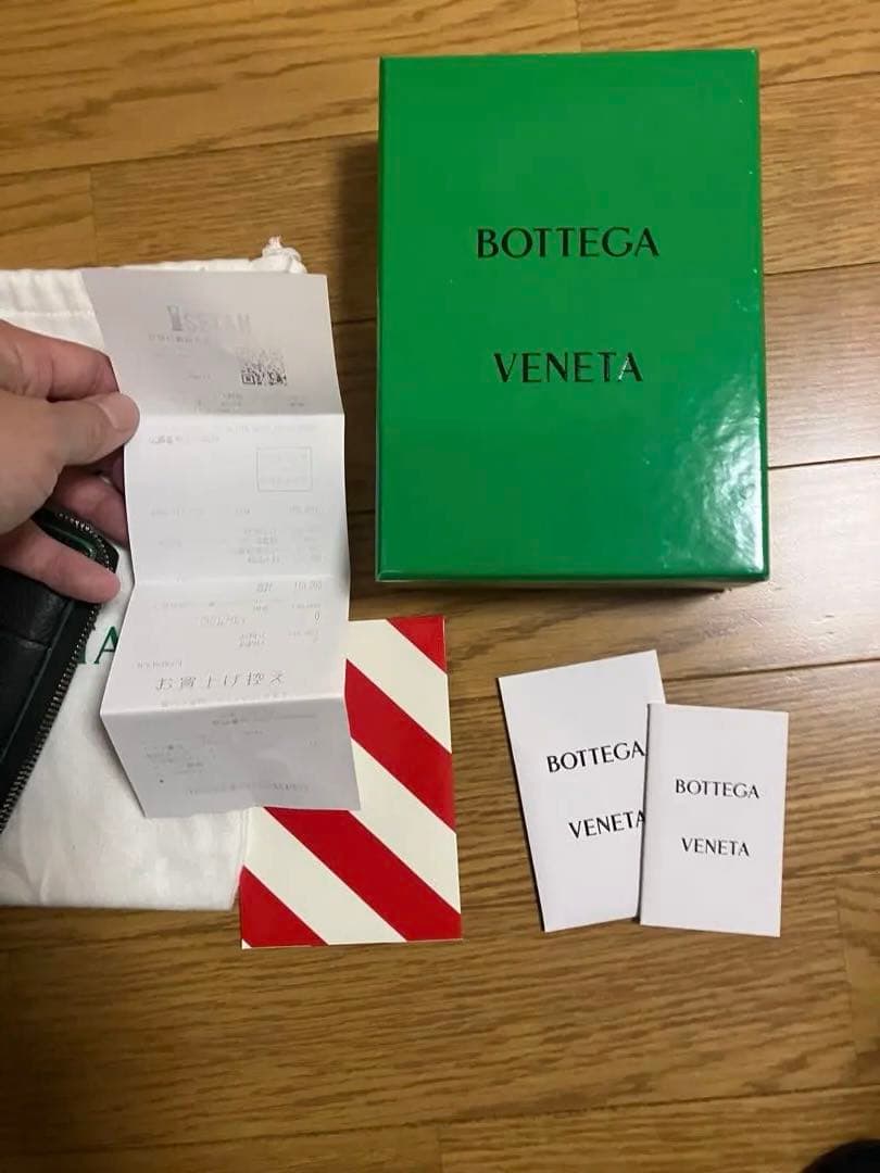 BOTTEGA VENETAボッテガ　カセットラウンドファスナーウォレット美品