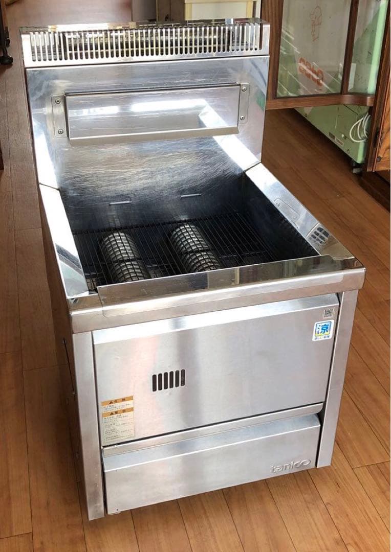 タニコー卓上ガスフライヤー 20年式LPガス仕様　美品　点検整備済み