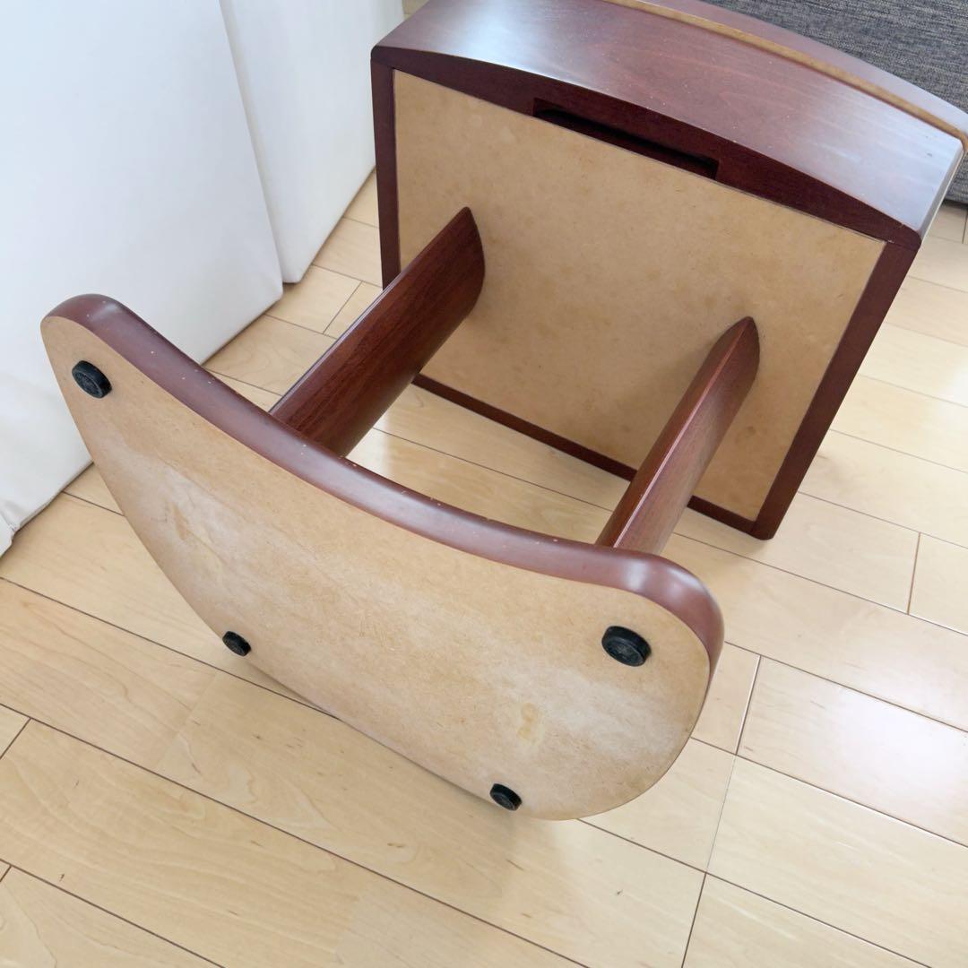 ココロカ　リブマックス　専用台　サイドテーブル　ナイトテーブル　レトロ