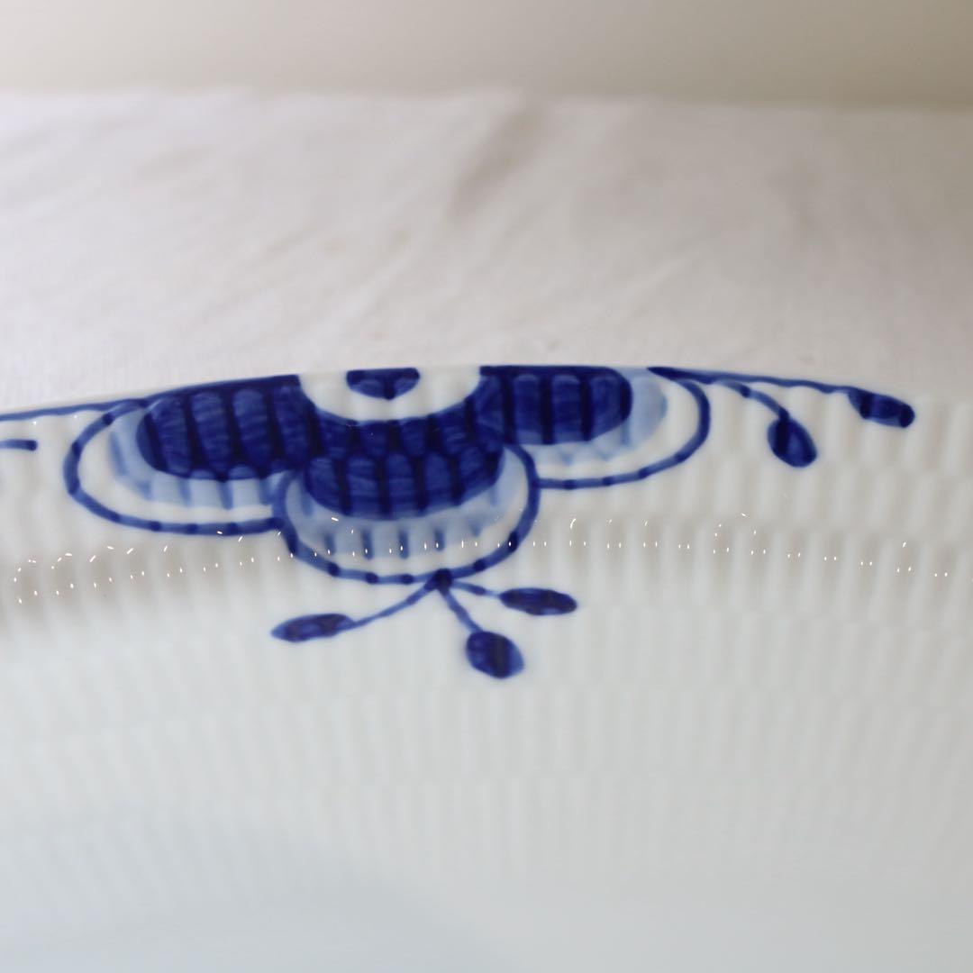 ロイヤルコペンハーゲンブルーフルーテッド メガ オーバルディッシュ 28cm5枚