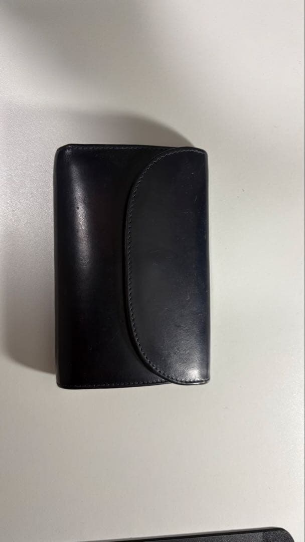 y*様 【white house cox】　3つ折り財布　ネイビー