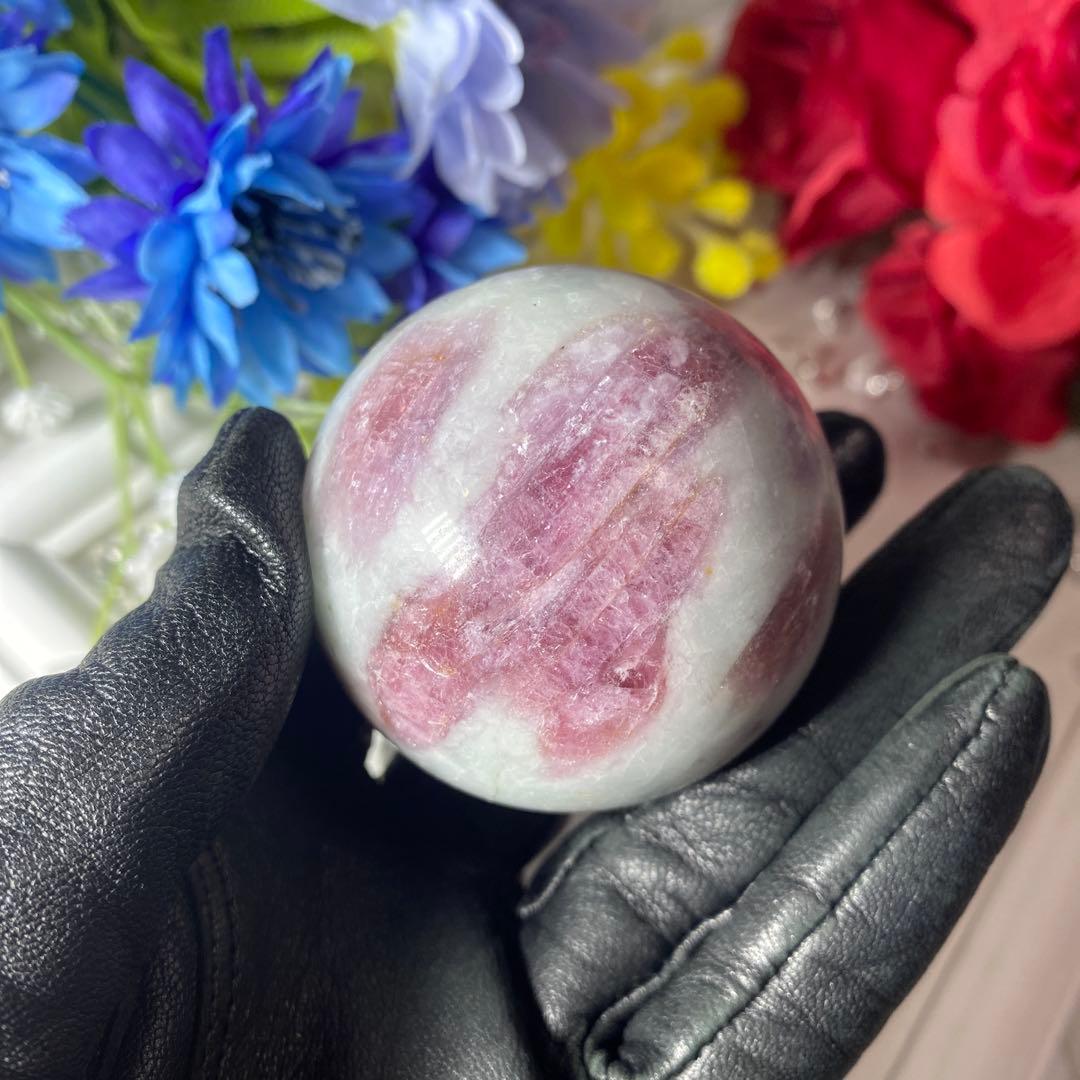 ピンクトルマリン スフィア 50.8mm