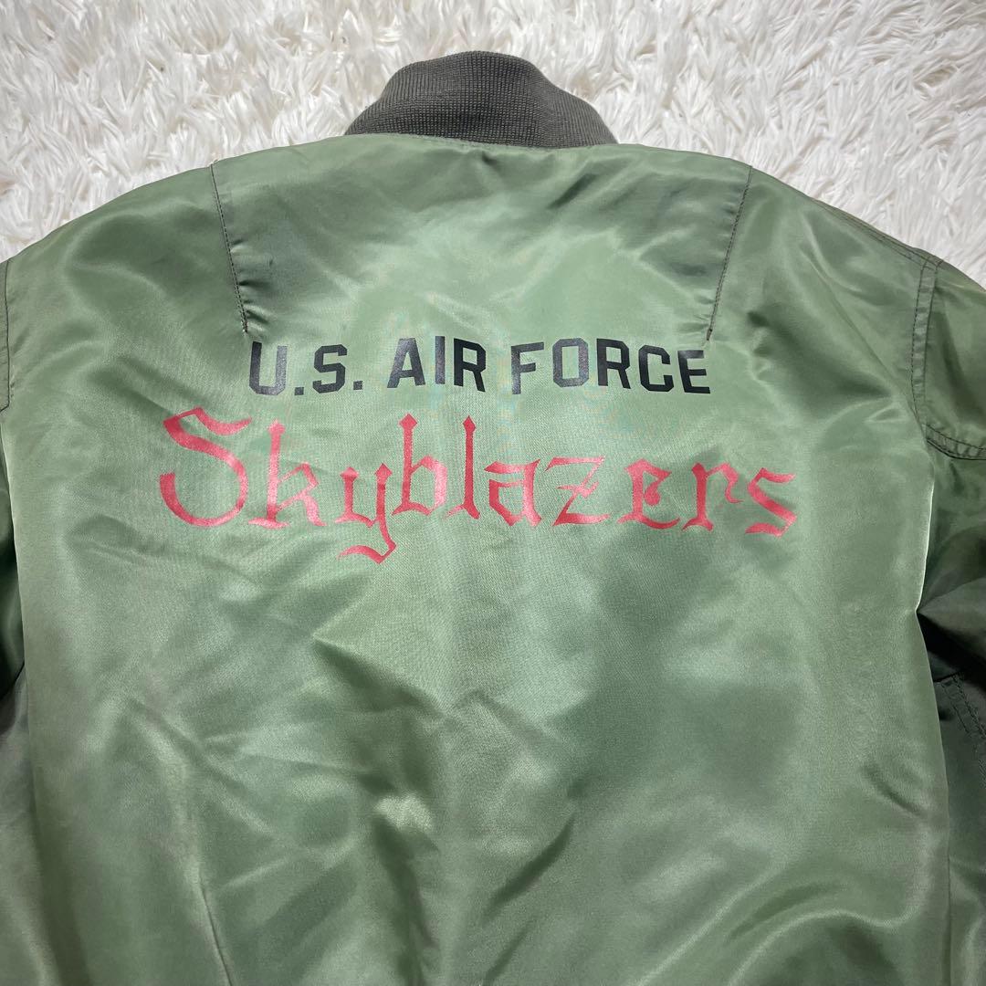 AVIREX MA-1 フライトジャケット 初期型レプリカ セージグリーン M