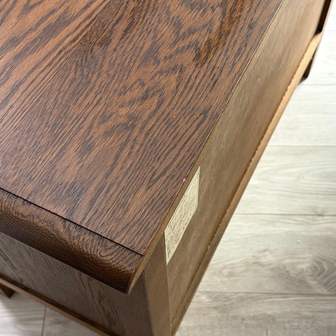 希少•高級 勇峰工芸 3段チェスト 花柄細工 引き出しスムーズ 天然木使用