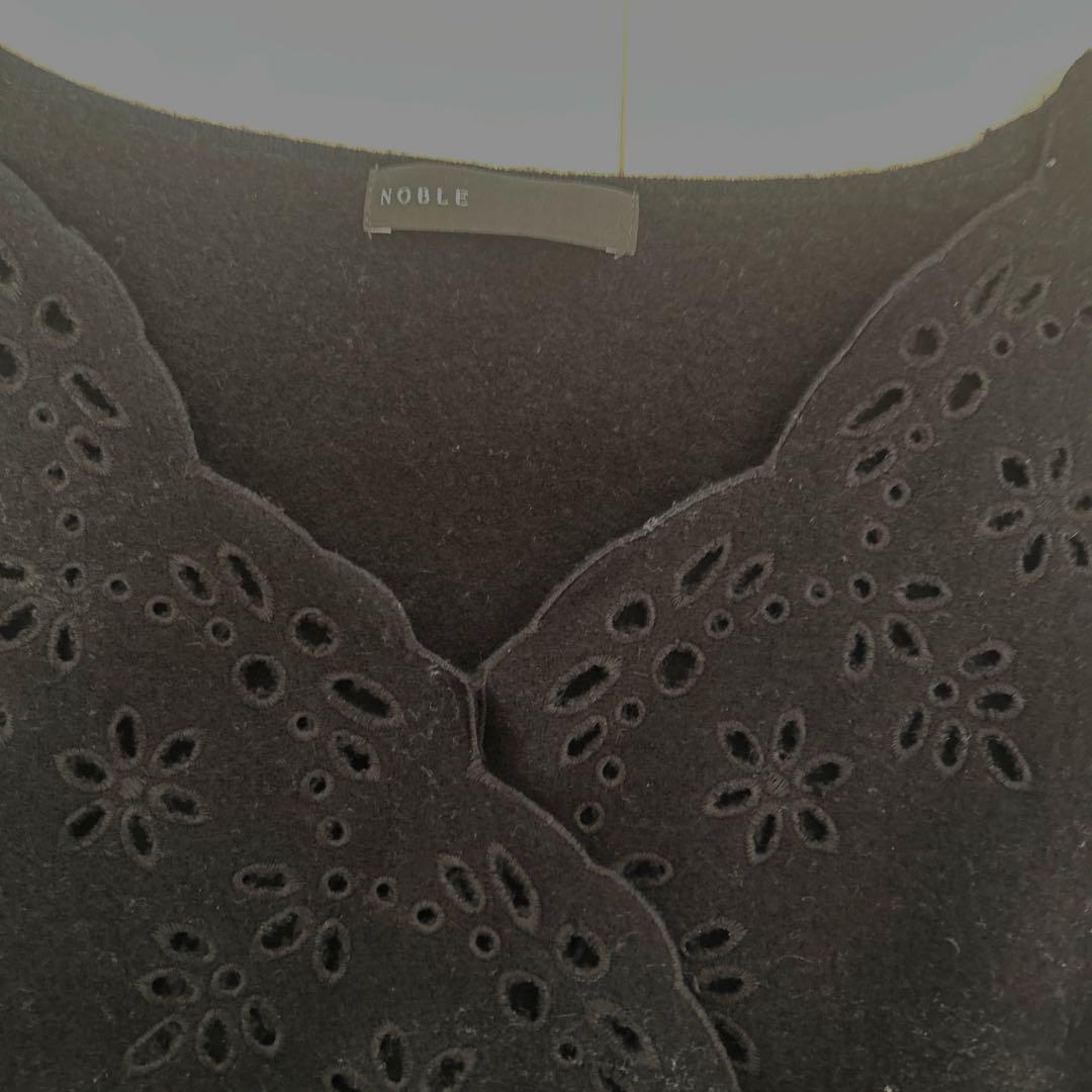 NOBLE ブラック　ニット