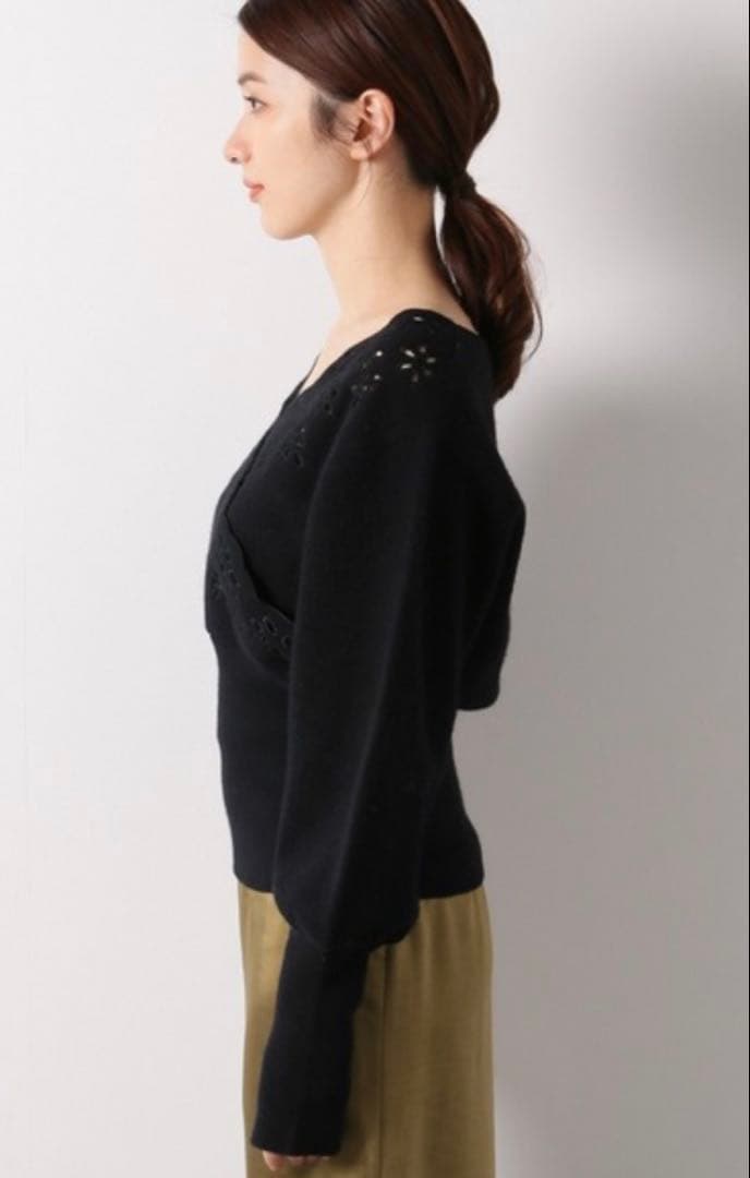 NOBLE ブラック　ニット