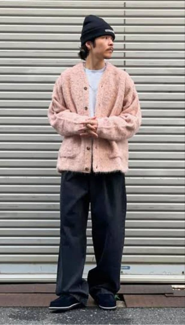 THE INOUE BROTHERS アルパカウールシャギーニットカーディガン