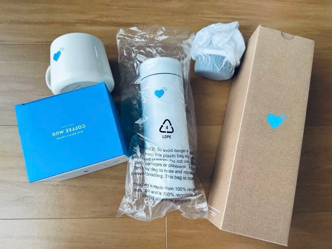 ブルーボトルコーヒー×ヒューマンメイド シッパーストローボトル + 清澄マグ