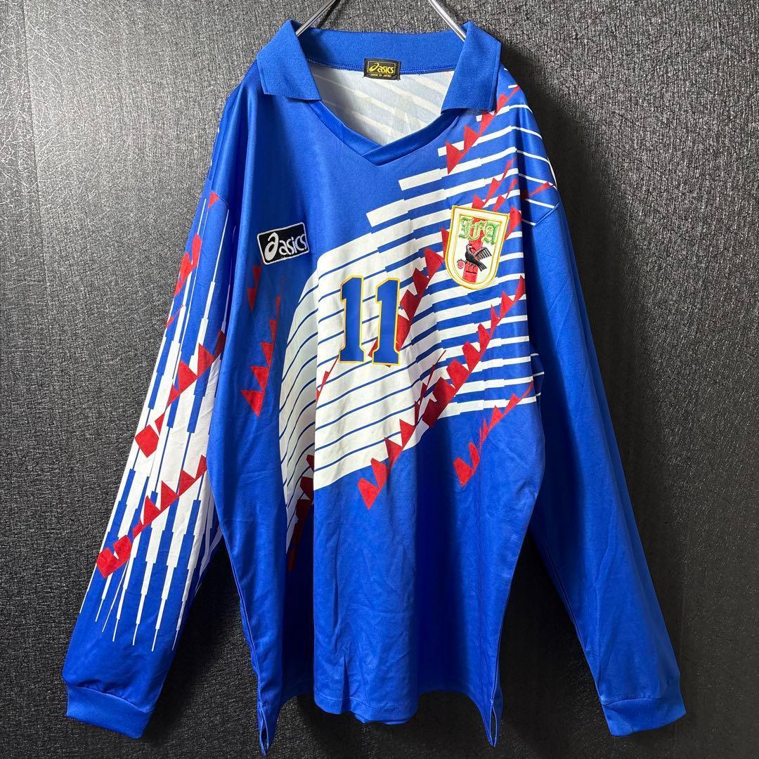 b*9様 【★三浦知良】 古着 サッカー 代表 94 ユニフォーム 11番 ★ド