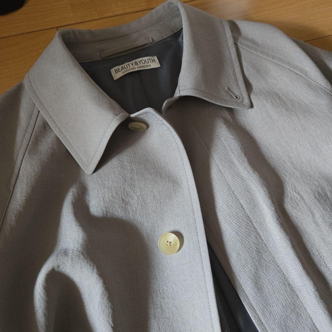 【美品】BY ツイスト バルカラー フォルムコート