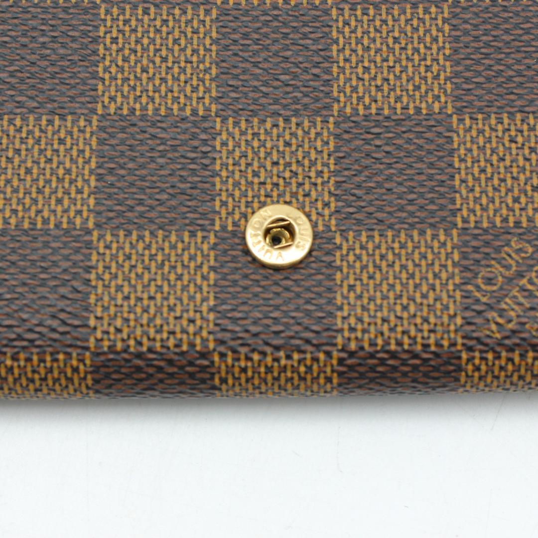 美品 ルイヴィトン ポルトフォイユ トレゾール ダミエ L字ファスナー