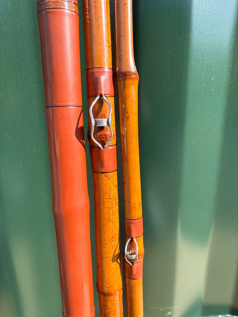 竿敏　石鯛竿　3本半　竹竿　和竿