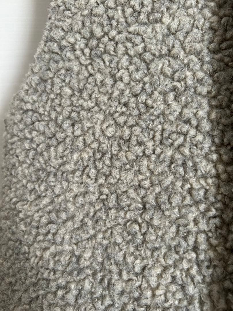 2023AW Veritecoeur リバーシブルボアベスト　カーキ