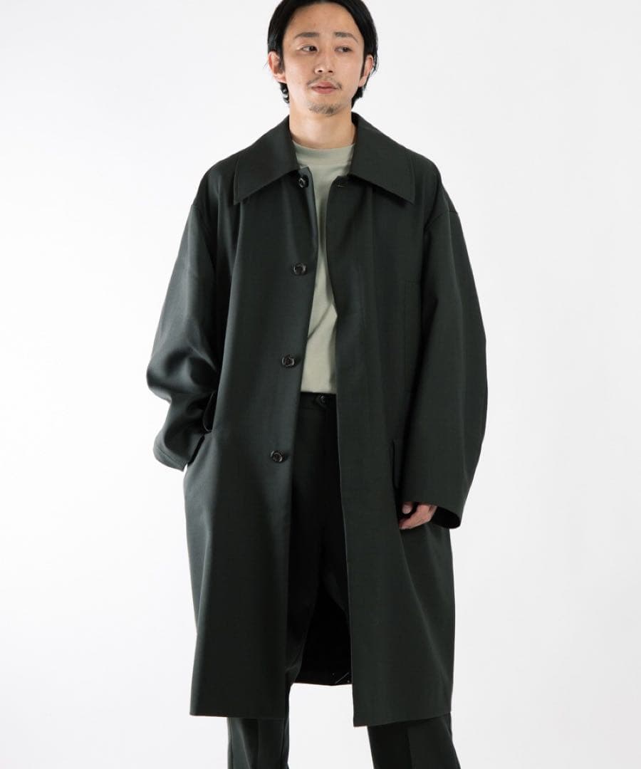 ジャケット・アウター MARKAWARE MAC COAT ORGANIC WOOL TROPICAL
