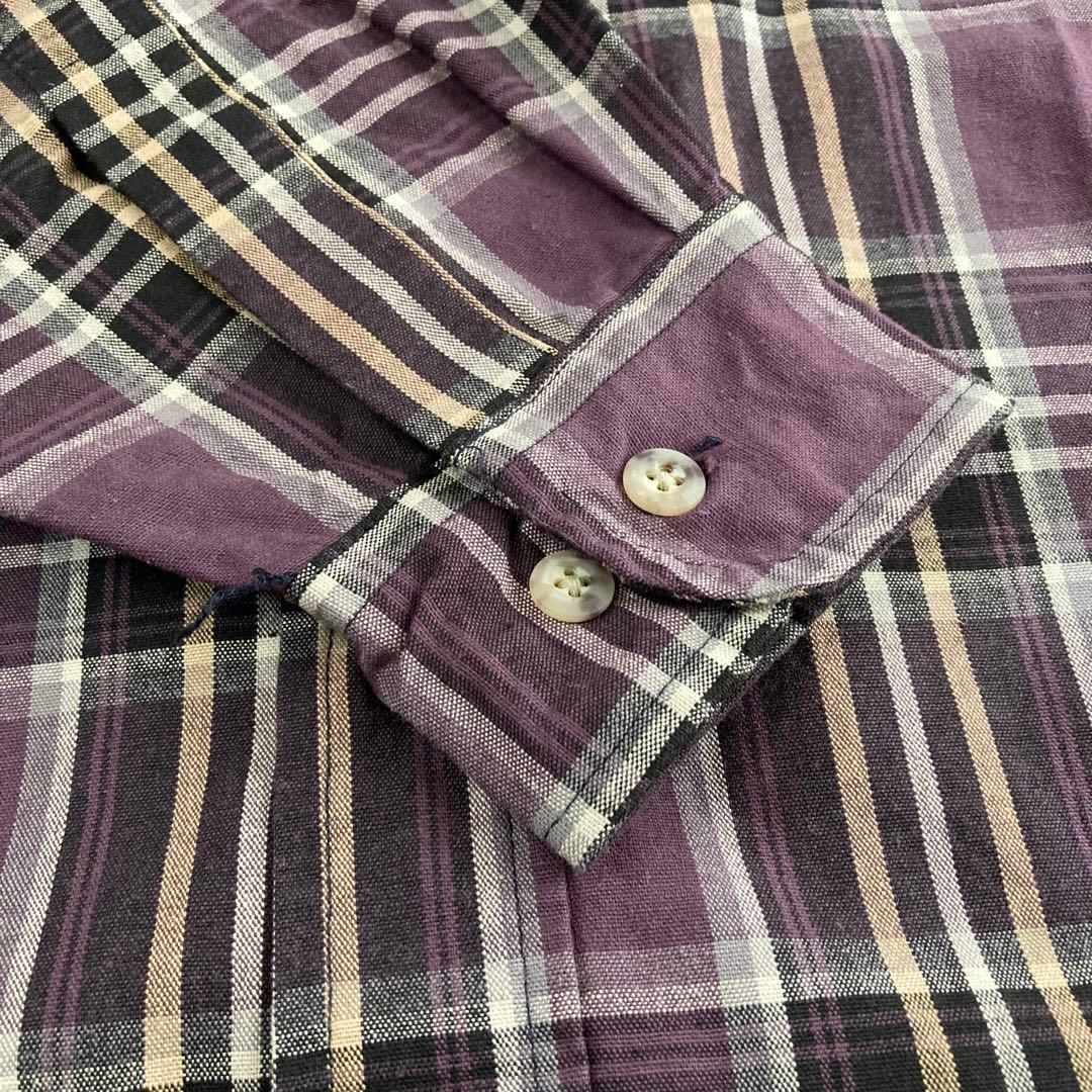 未使用 90年代 カーハート Carhartt 長袖 ボタンダウンチェックシャツ