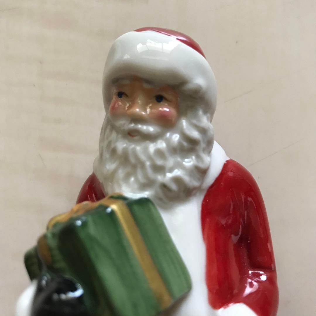 ビレロイ&ボッホ　サンタクロース　キャンドル　ホルダー　フィギュリン　クリスマス