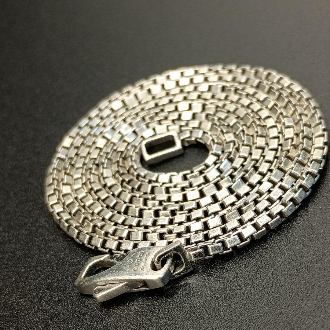 【希少品】GUCCI ベネチアンチェーン 57cm 10g SILVER925