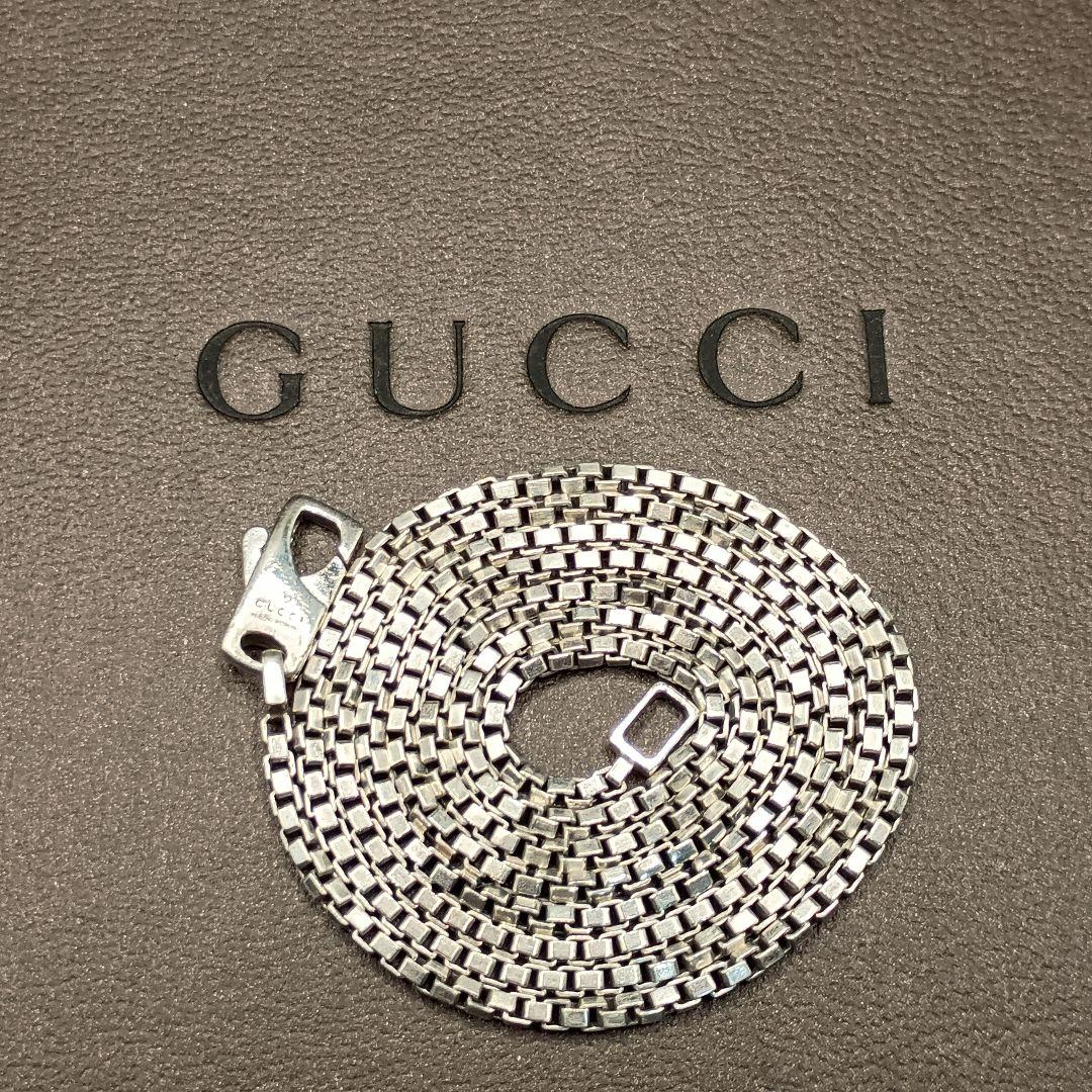 【希少品】GUCCI ベネチアンチェーン 57cm 10g SILVER925