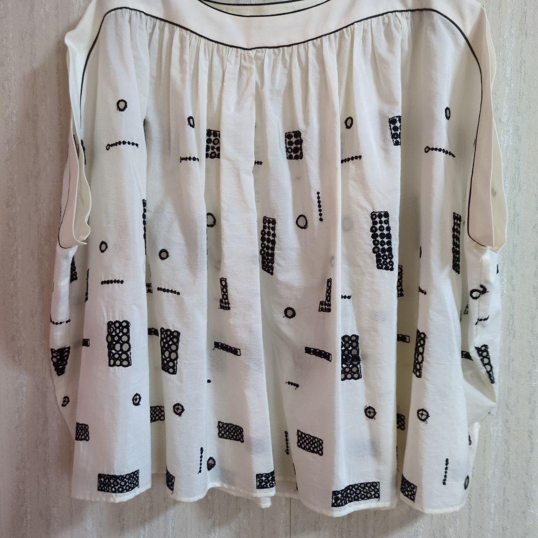 ミナペルホネン　シルク混pieceブラウス