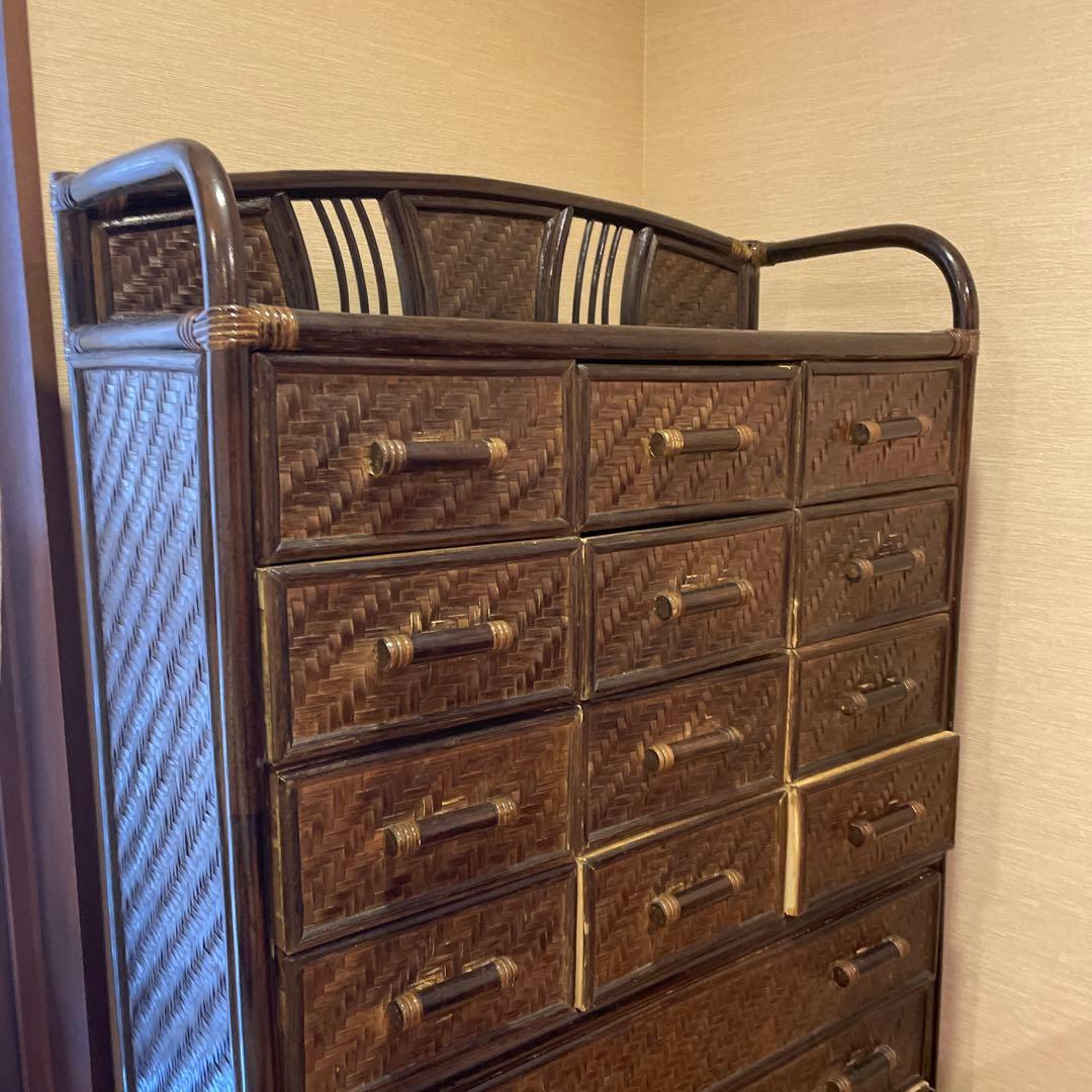 8段チェスト ブラウン