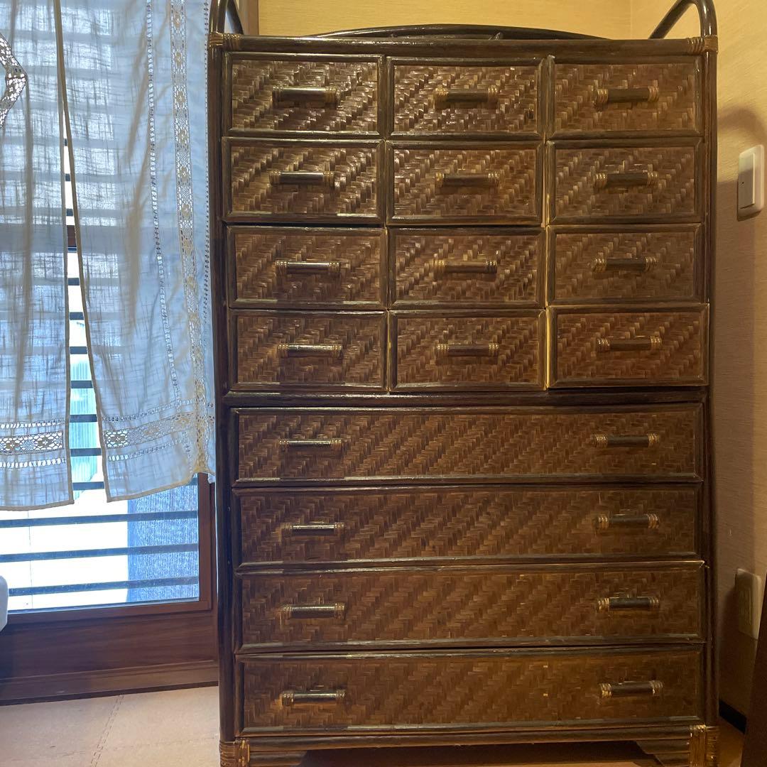 8段チェスト ブラウン