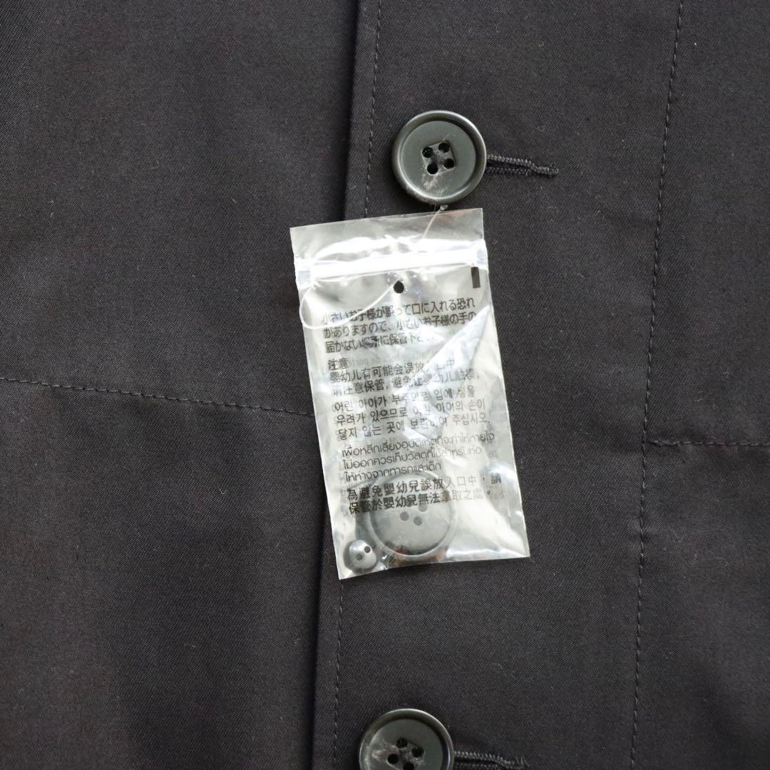 【未使用・タグ付】ユニクロU　ステンカラーコート　09ブラック　L／442167