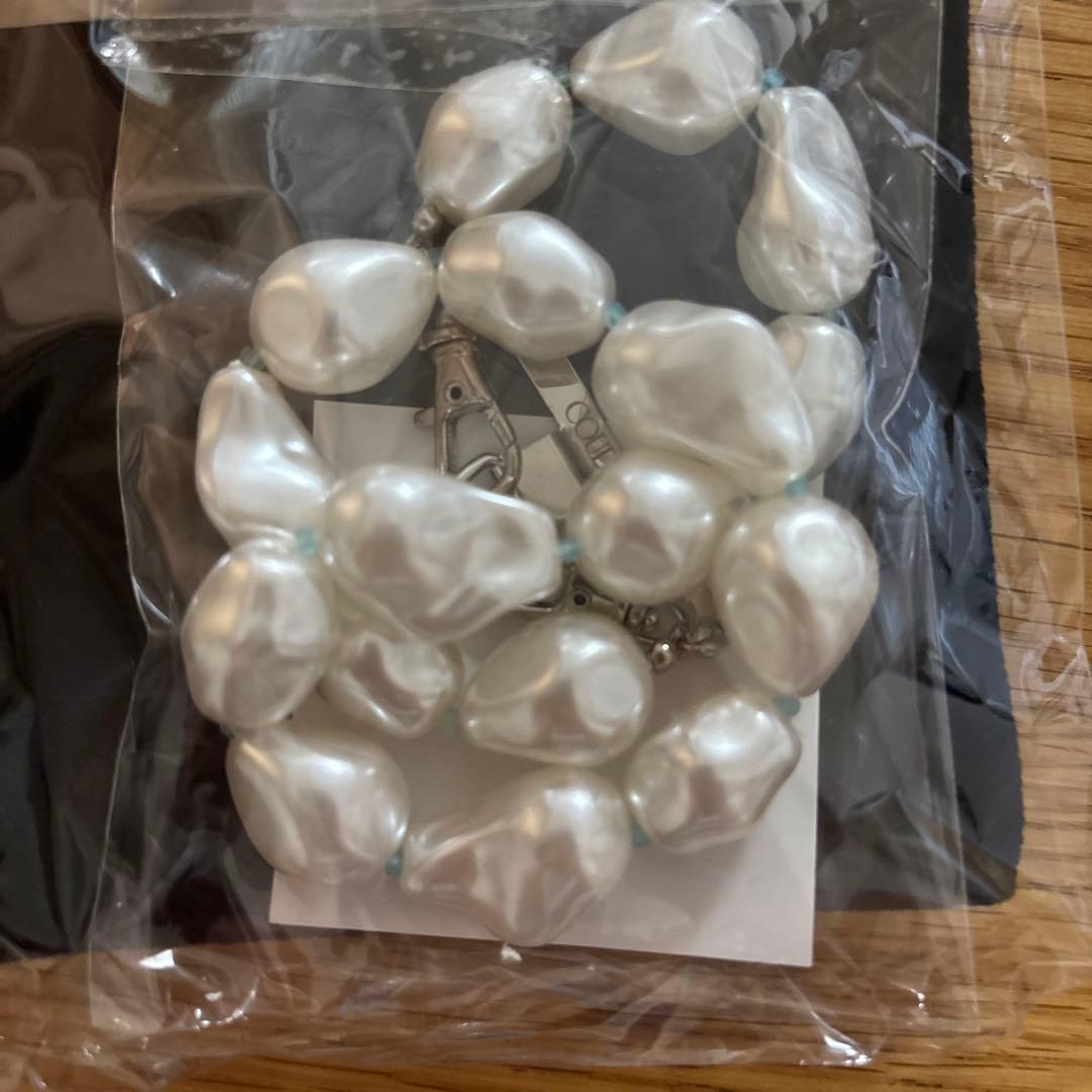 COUDRE ホワイトパールストラップ