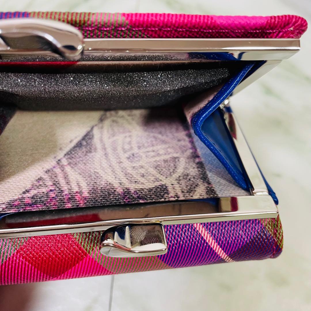 【新品】Vivienne Westwood財布レディース　マルチカラー　がま口