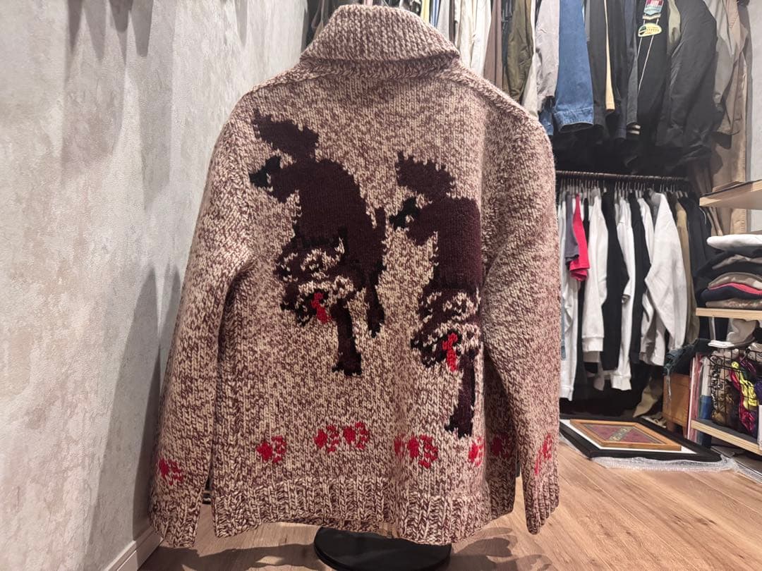 1950's ”WOLF PATTERN\" COWICHAN JACKET