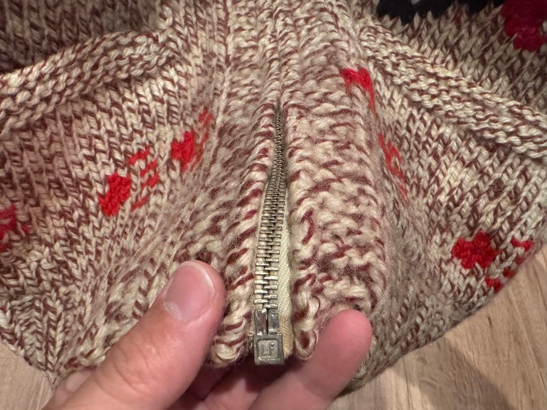 1950's ”WOLF PATTERN\" COWICHAN JACKET