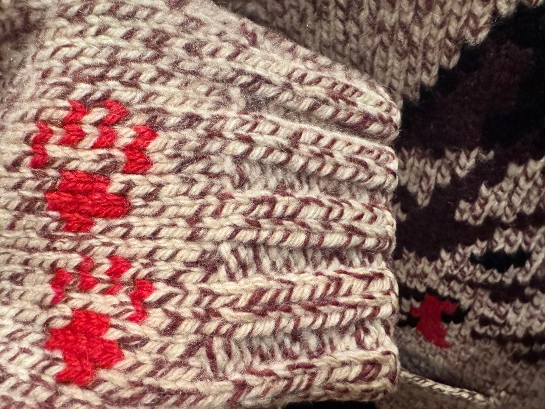 1950's ”WOLF PATTERN\" COWICHAN JACKET