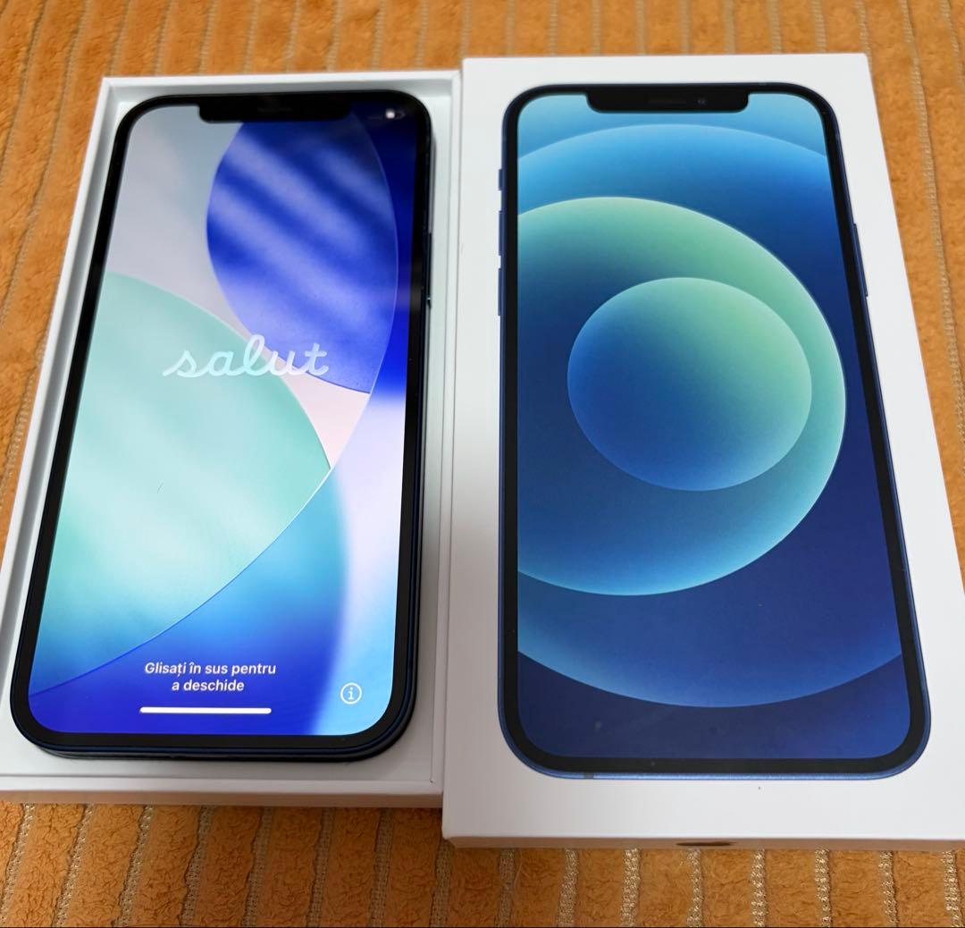 iPhone12 64GB 本体　ブルー