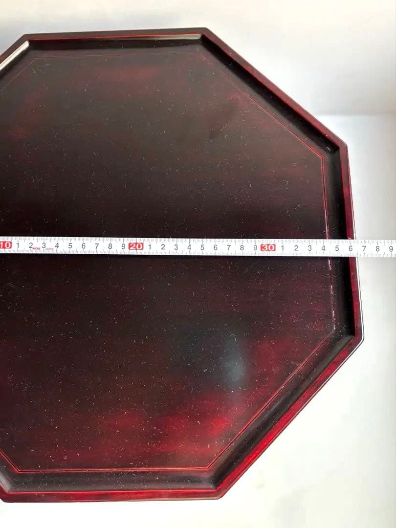 760 李朝家具 八角膳 小盤① 杏子通板 ソバン ヴィンテージ 美品 韓国