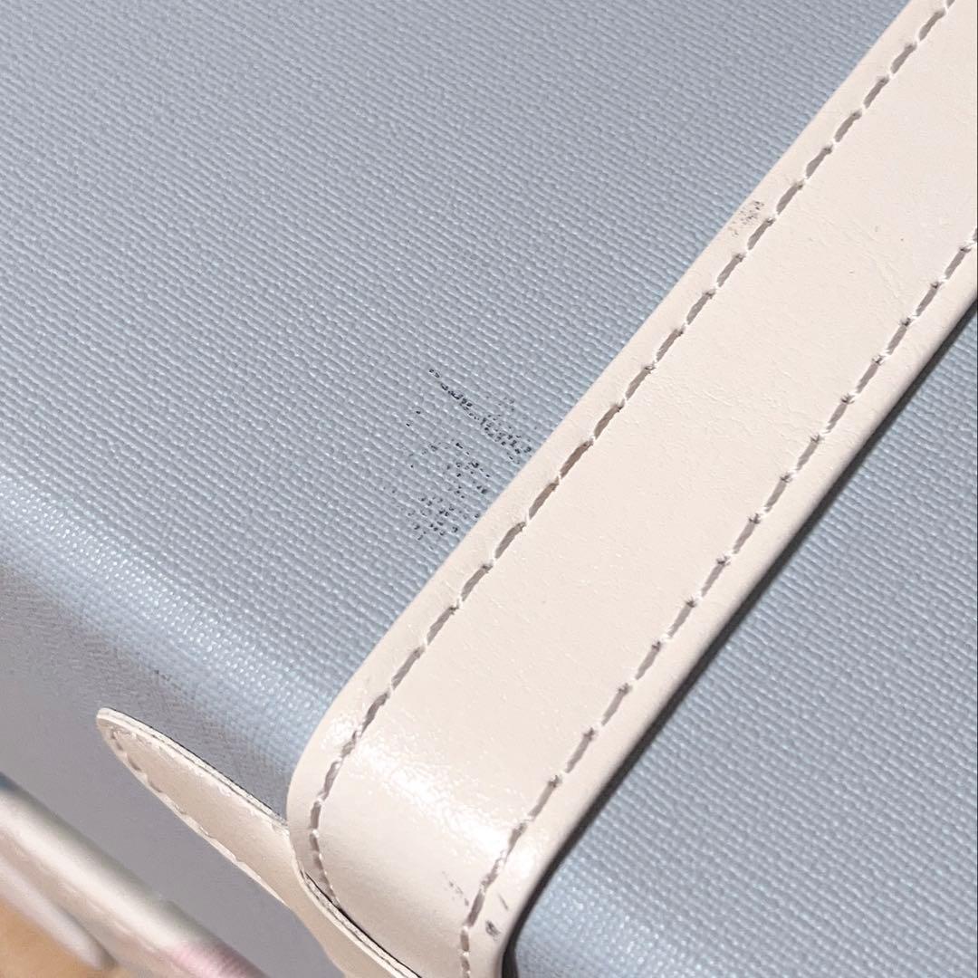 Uniwalker キャリーケース 水色 ホワイト 可愛い 姫系