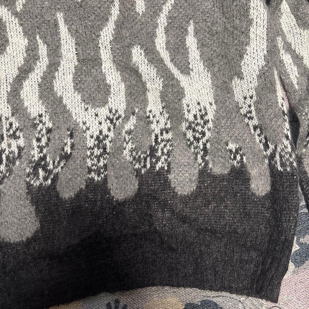 SCHOTT ファイヤーモヘア カーディガン