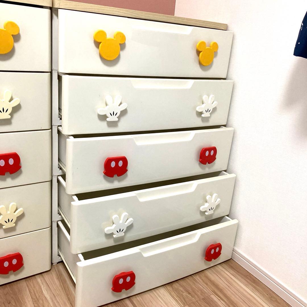 ミッキー　チェスト　5段