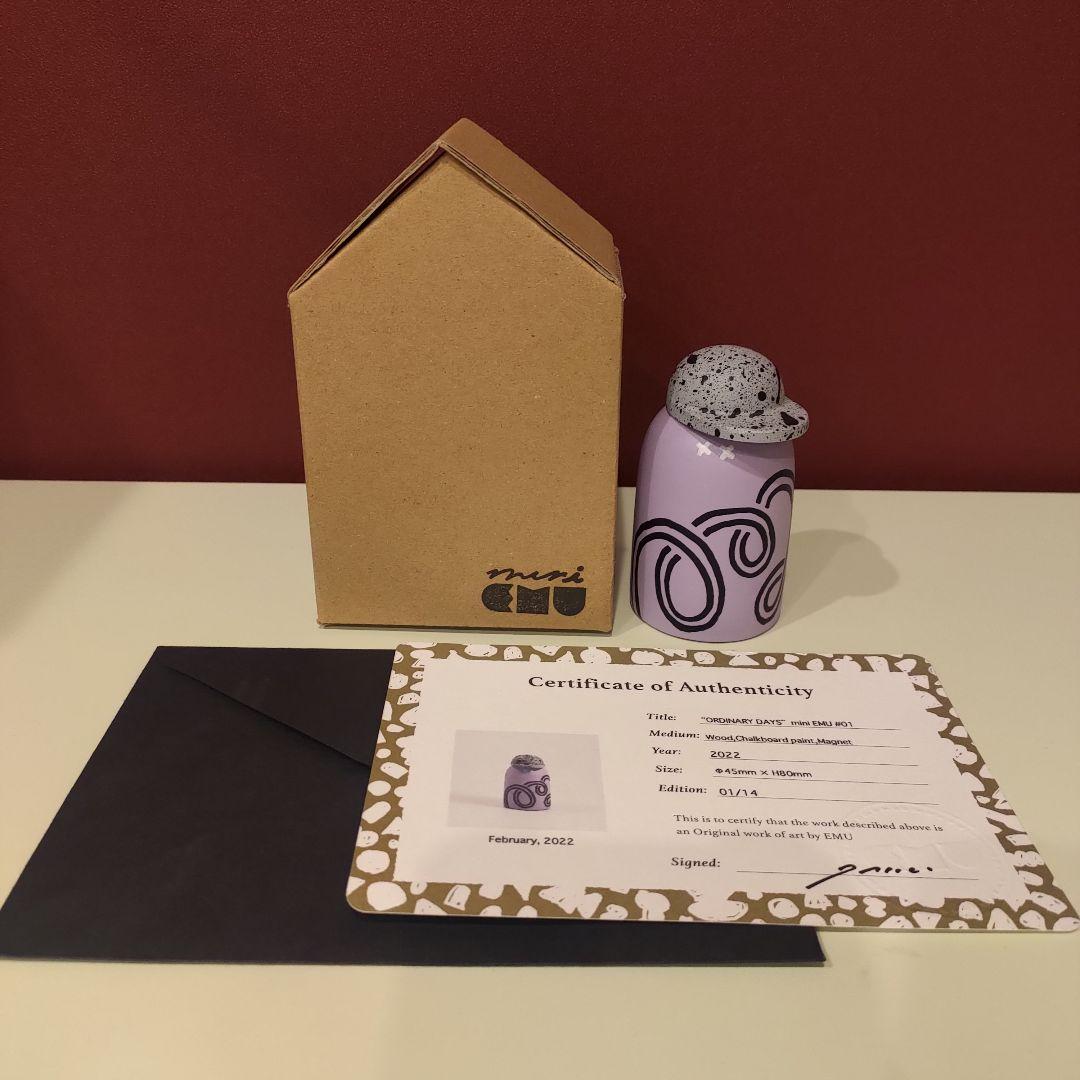 EMU 黒板こけし　mini emu_bb