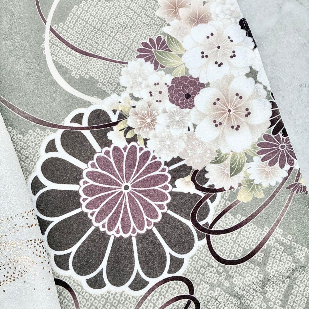 [グリーン]被布セット　男の子　七五三　3歳　着物セット