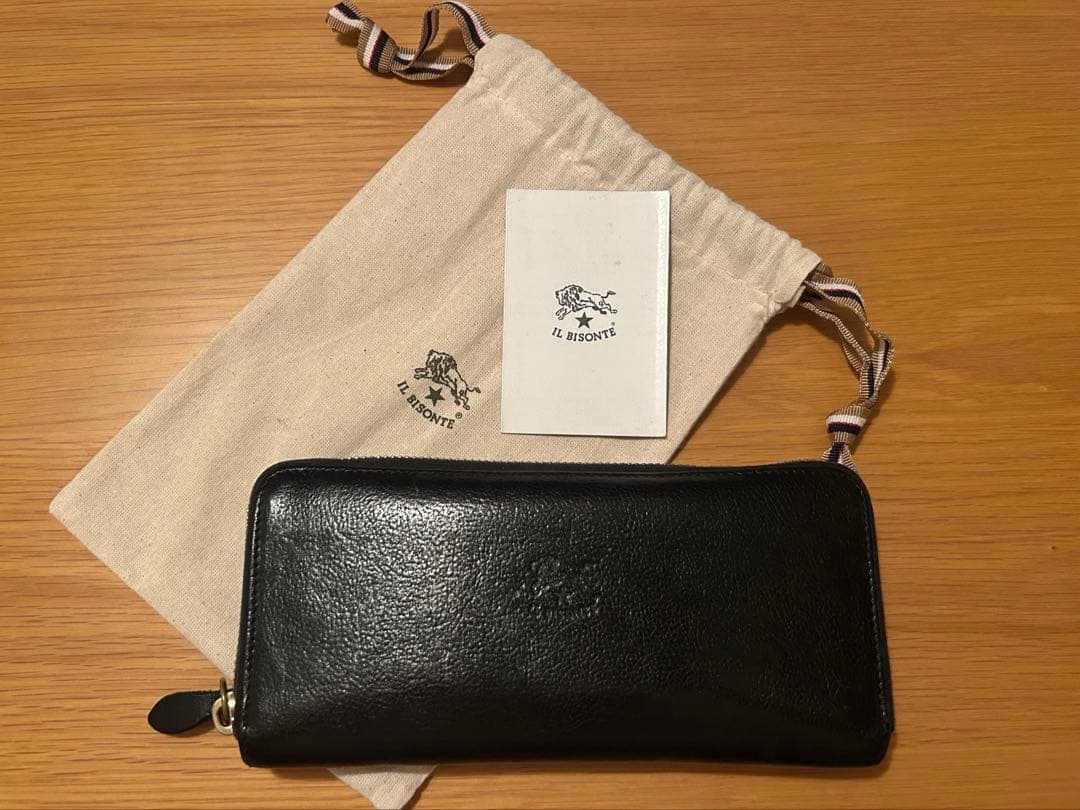 ILBISONTEブラック長財布