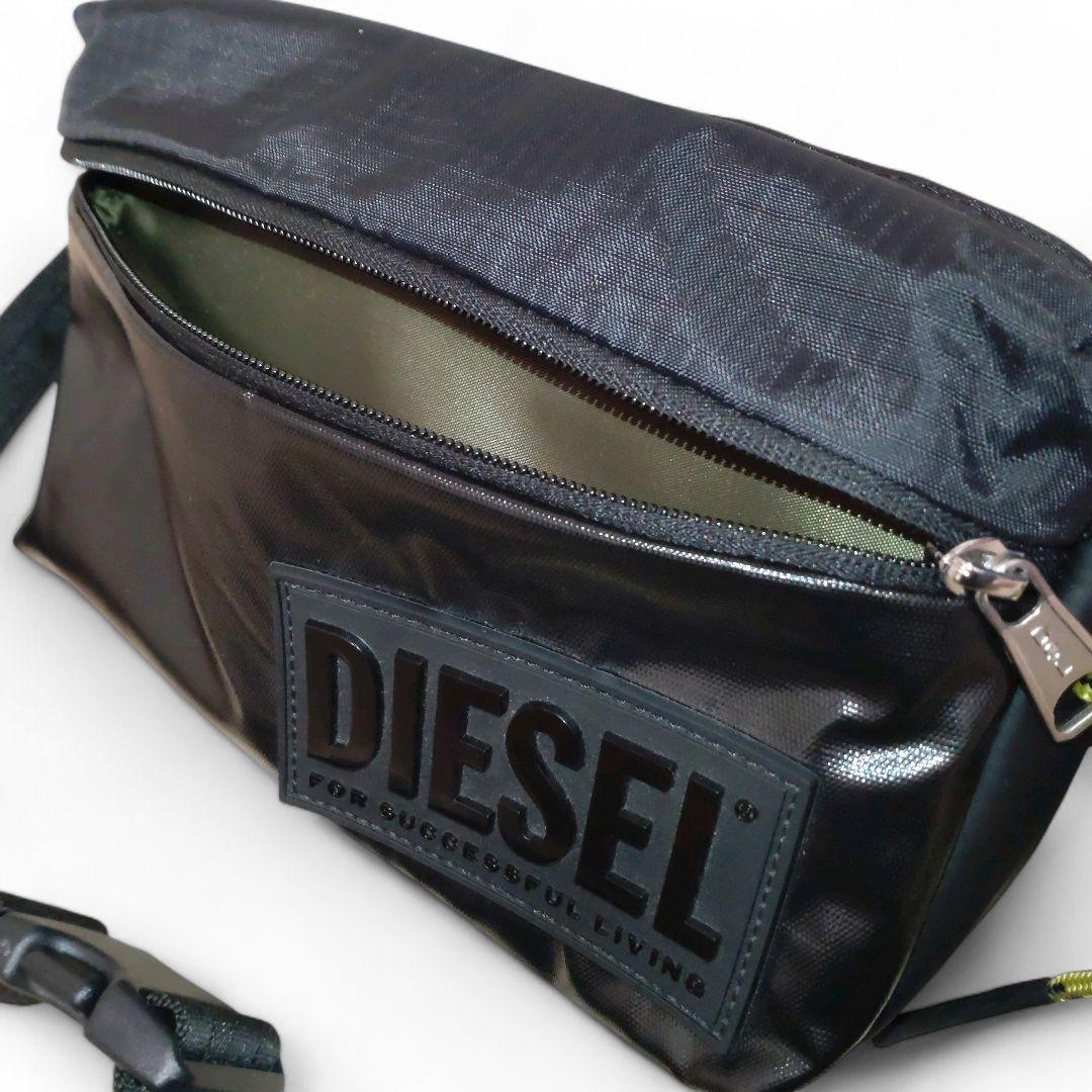 極美　DIESEL ディーゼル　LYAM　ベルトバッグ　ボディバッグ　ブラック