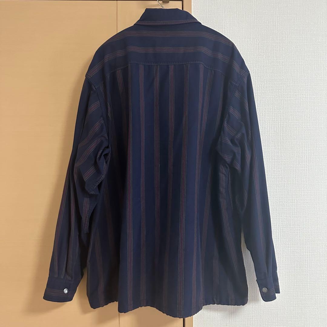 THE NORTH FACE PURPLE LABEL ストライプ シャツ Ꮮ