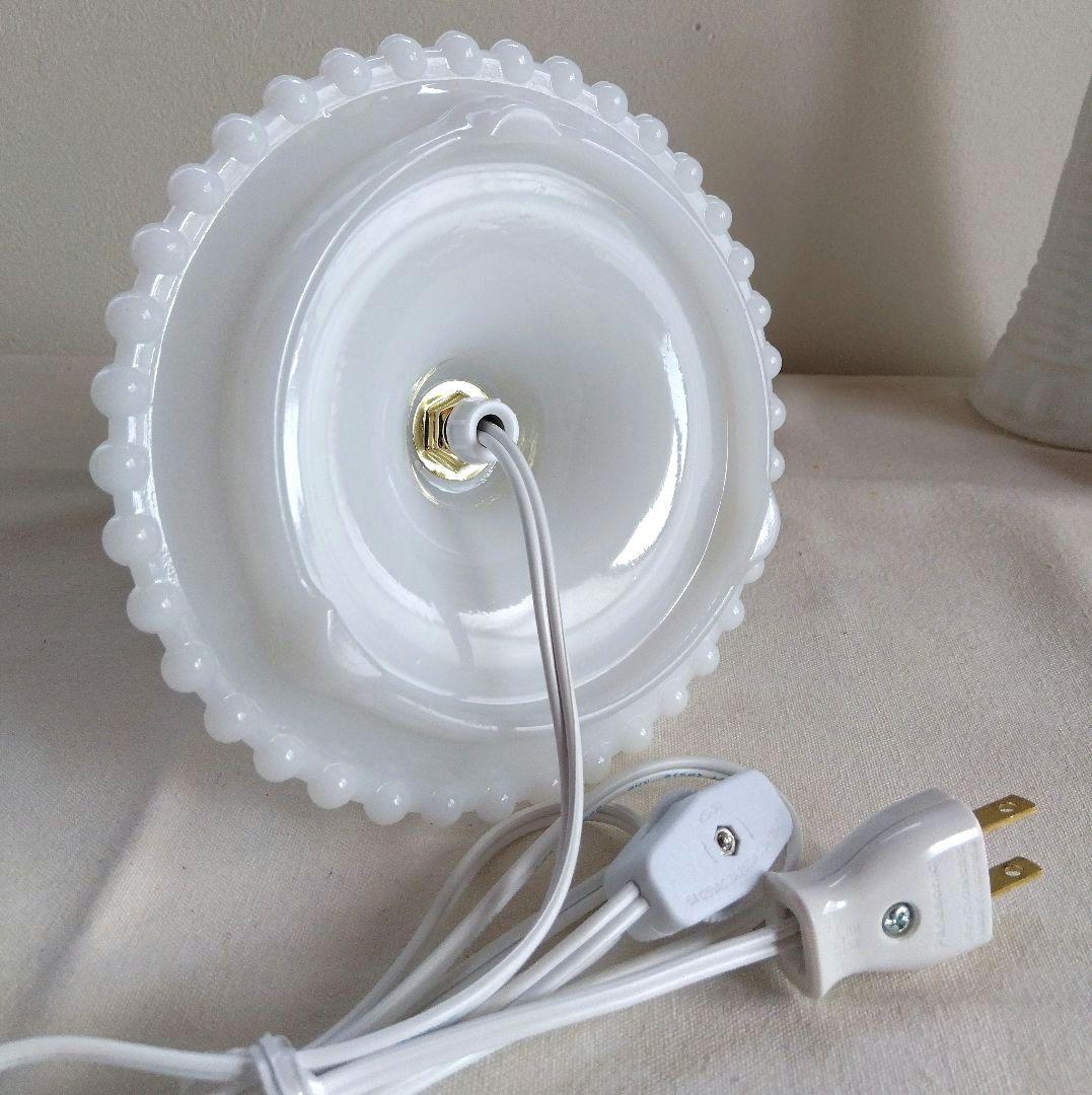 美☆フェントン ブルーオパールセント ホブネイル ブドワールランプ