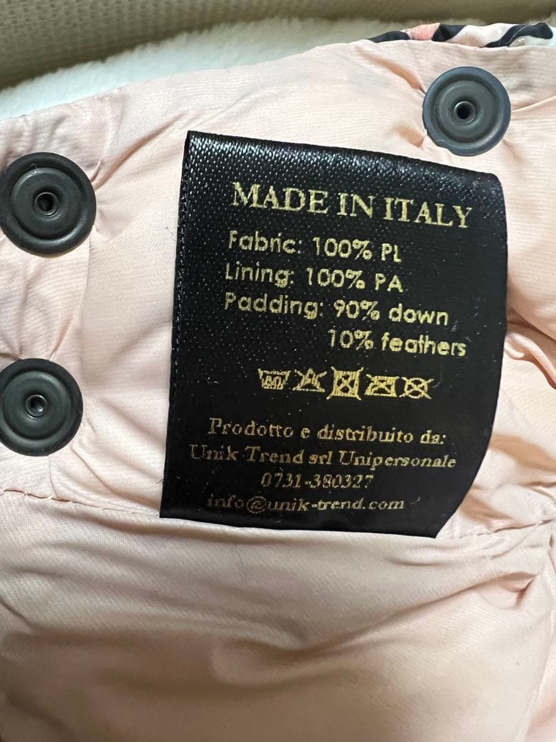 TEO I'M COOL【未使用】あたたかダウン♡イタリア製☆テオアイムクール