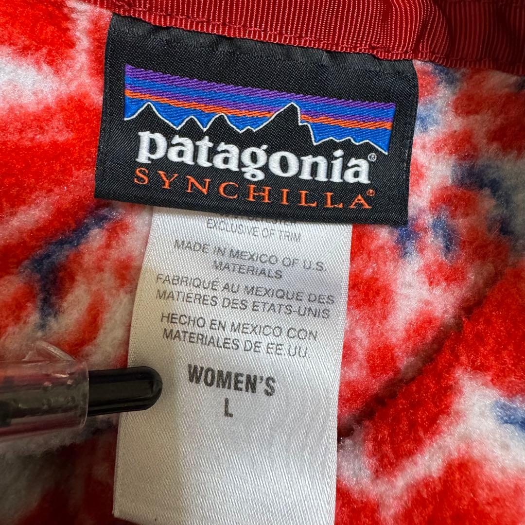 美品　Patagonia シンチラ　フリース　スナップt パタゴニア　Lサイズ
