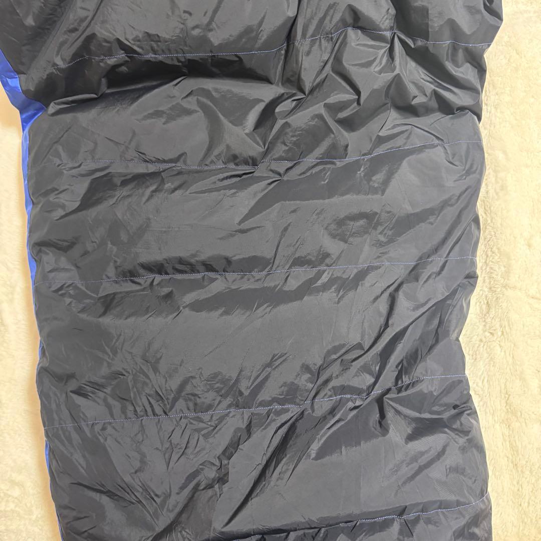 美品NANGAオーロラテックス　ダウンシュラフ450DX 寝袋　ブルー